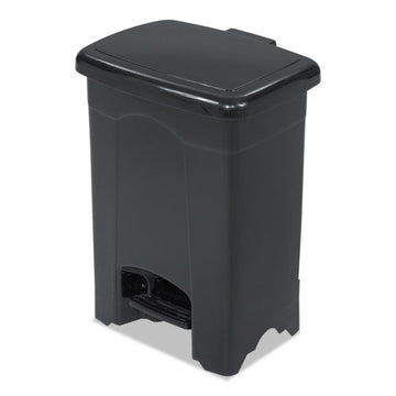 Safco® Step-on Receptacle, Rectangular, Plastic, 4 Gal, Black freeshipping - TVN Wholesale